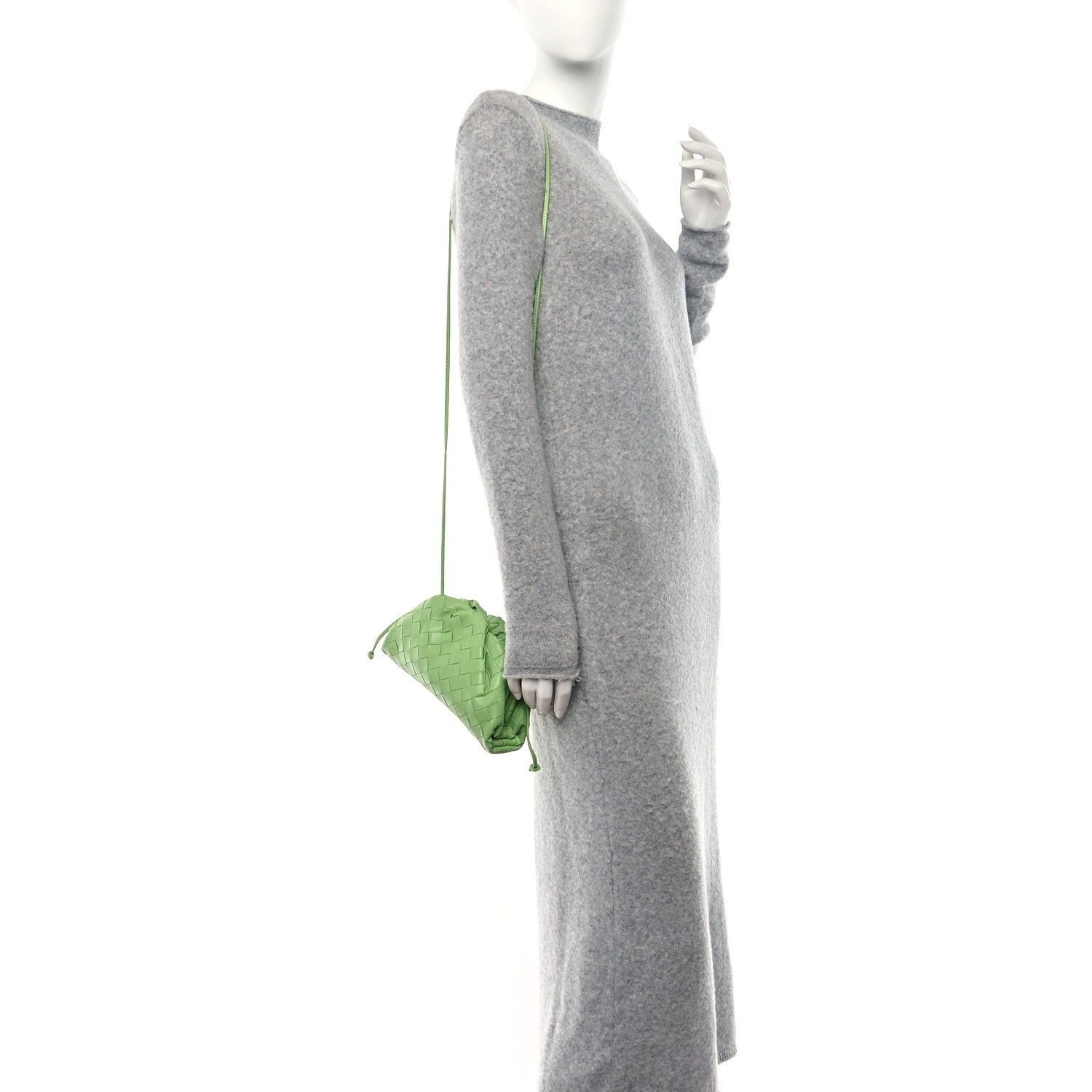 Bottega Veneta Nappa Intrecciato The Mini Pouch Pistachio 2 of 10