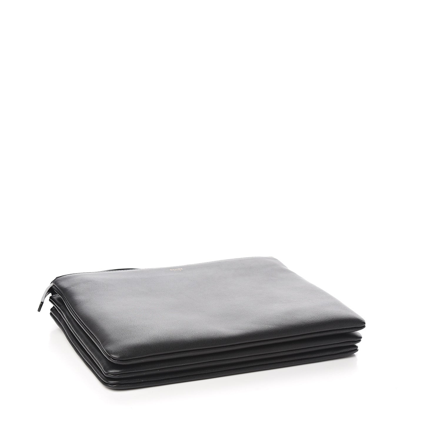 Lambskin Large Trio Crossbody Bag Black