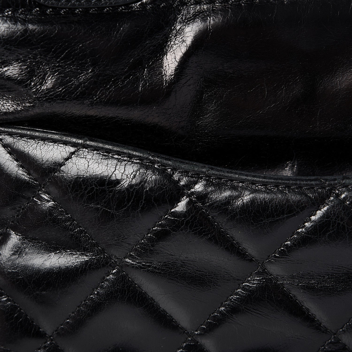Chanel Glazed Calfskin Large Deauville Tote Black 13 of 17