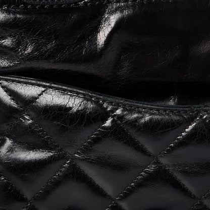 Chanel Glazed Calfskin Large Deauville Tote Black 13 of 17