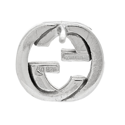 Gucci Sterling Silver Interlocking GG Stud Earrings 4 of 5