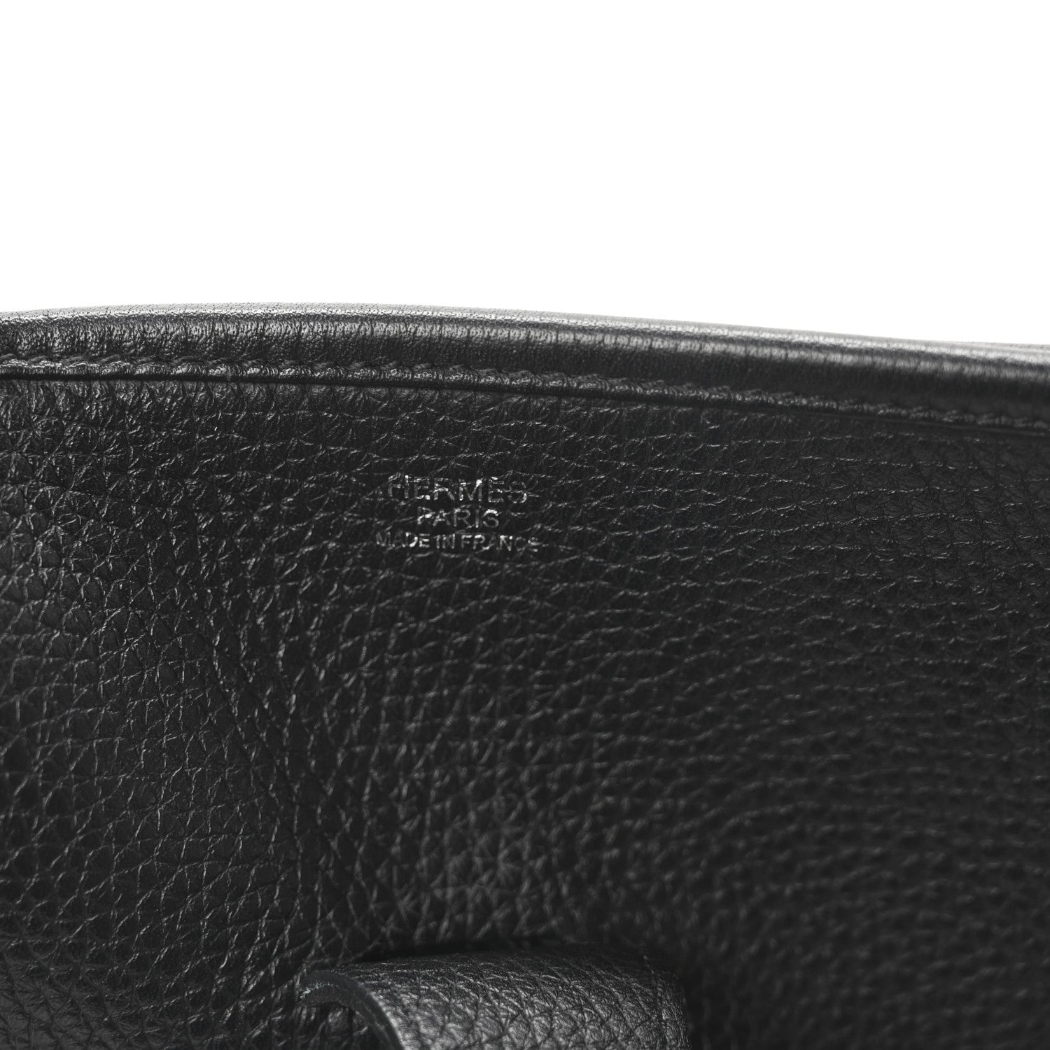 Hermes Taurillon Clemence Evelyne III GM Black 6 of 10