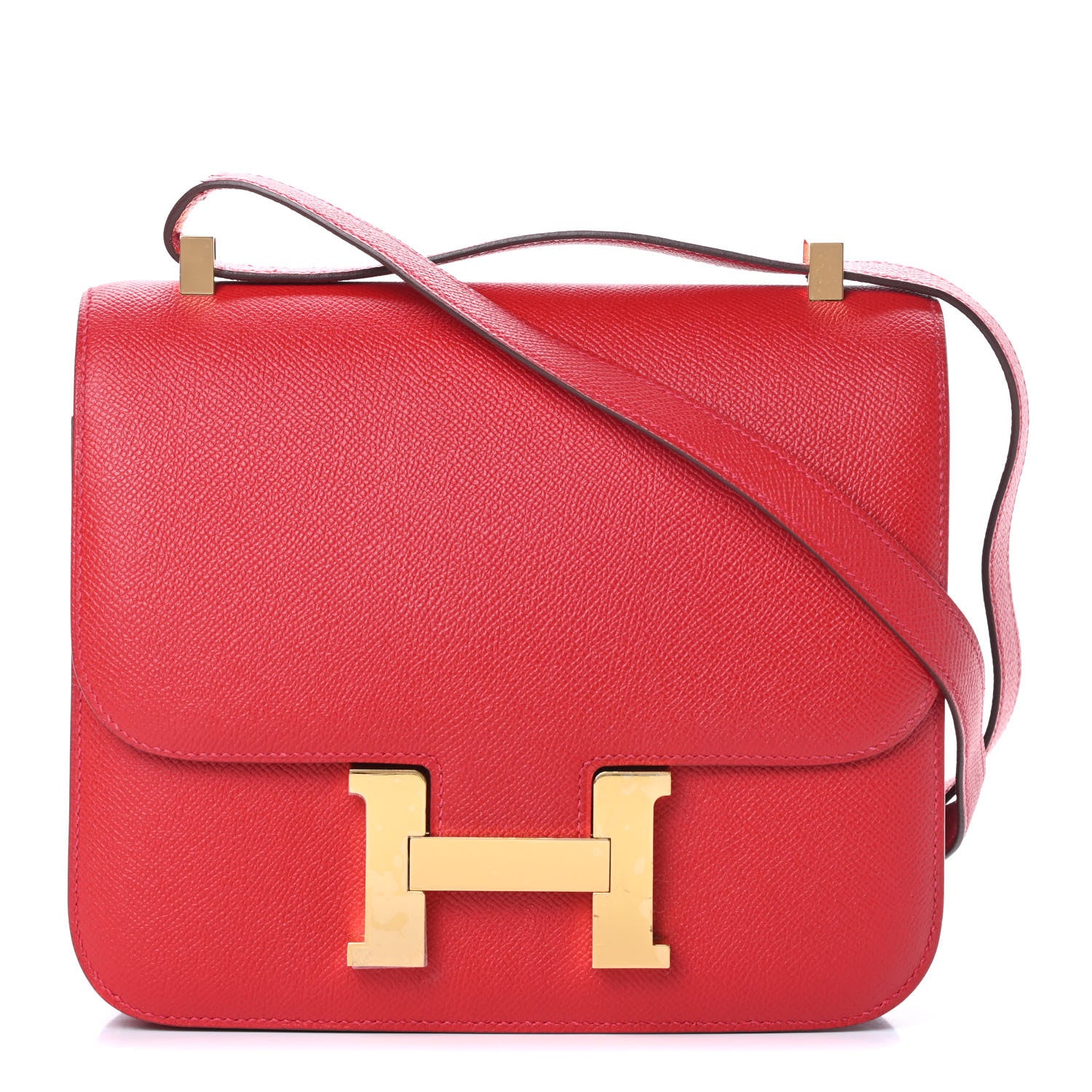 Hermes Epsom Constance 24 Rouge Casaque 1 of 14