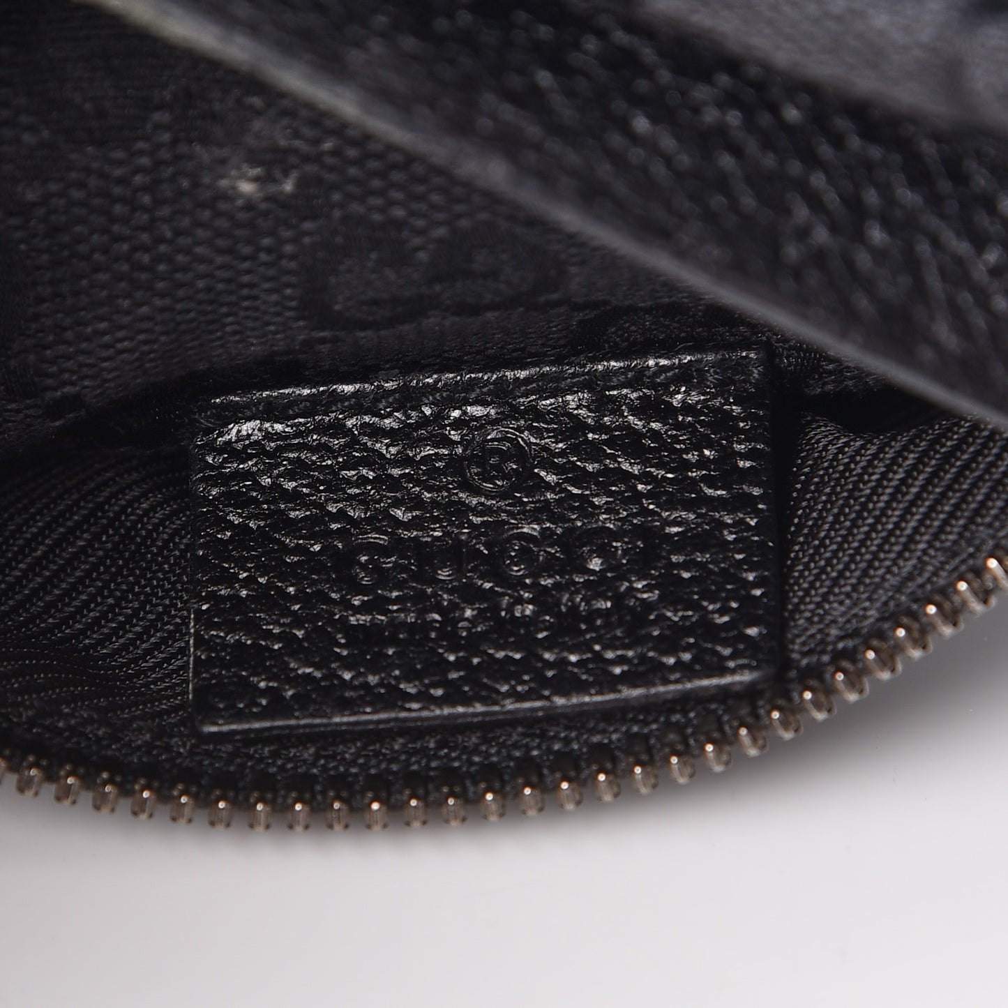 GG Monogram Double Pocket Belt Bag Black