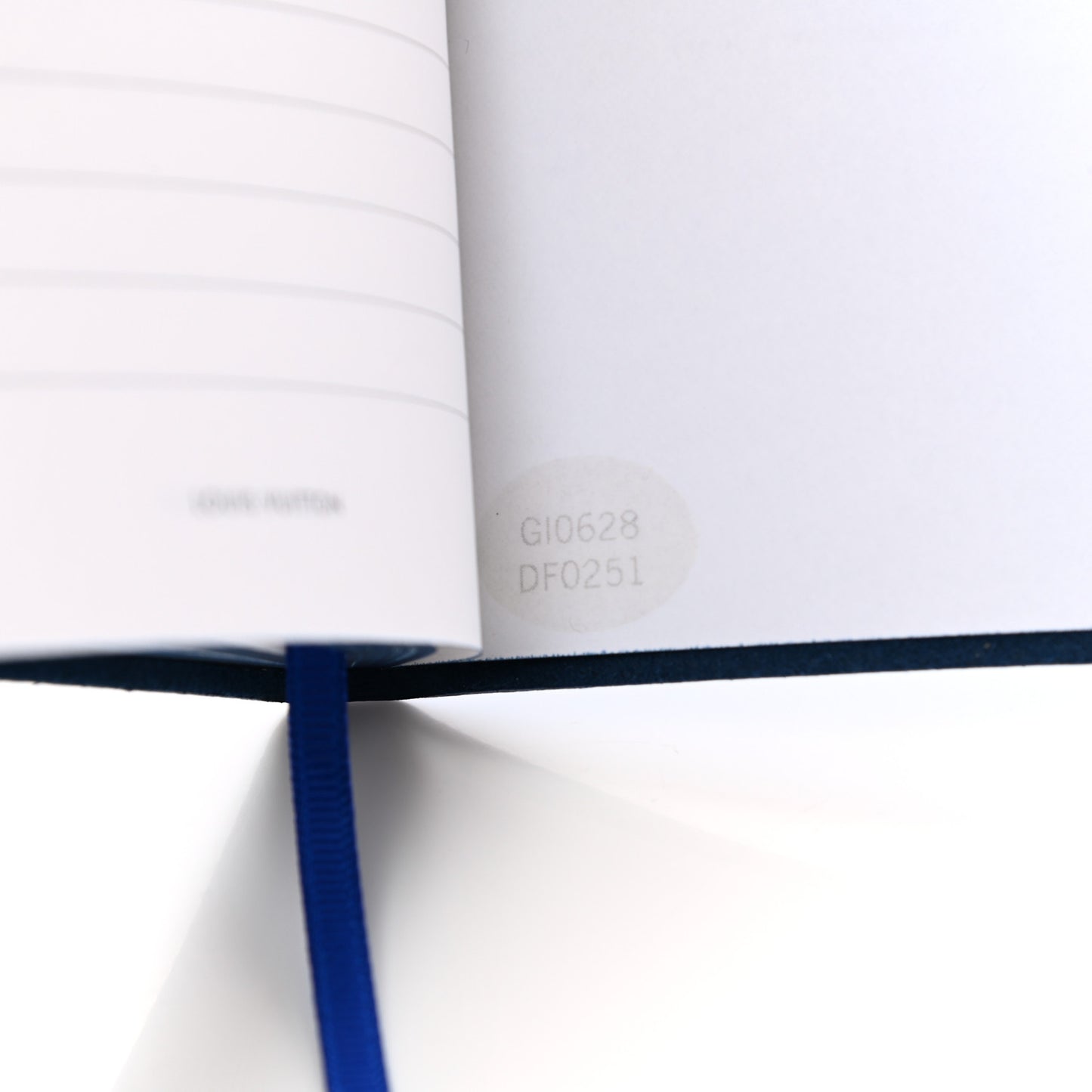 Monogram Watercolor Clemence Notebook Blue