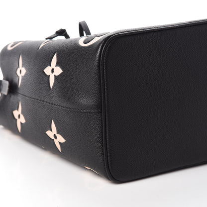 Louis Vuitton Empreinte Monogram Giant Neonoe MM Black Beige 8 of 9