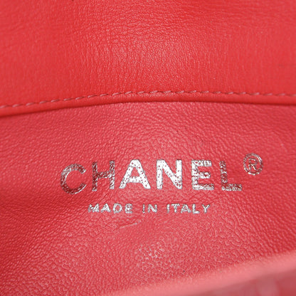Chanel Patent Calfskin Quilted Extra Mini Rectangular Flap Pink 6 of 11