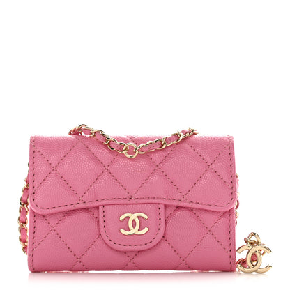 Chanel Caviar Quilted Belt Bag Pink 1 of 8