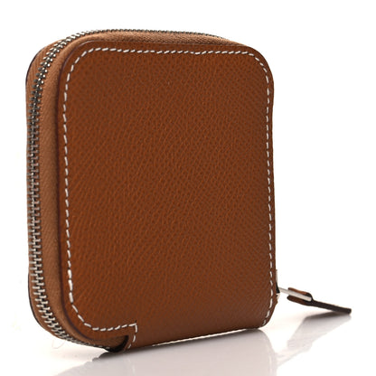 Hermes Epsom Silk'in Coin Purse Gold 3 of 8