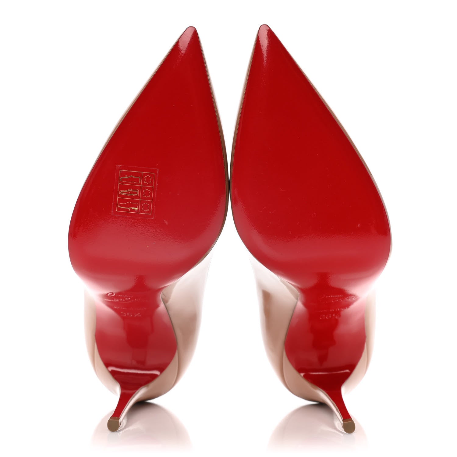 Christian Louboutin Patent So Kate 100 Pumps 36.5 Nude 7 of 14