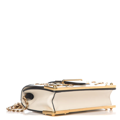 Prada City Calf Saffiano Astrology Cahier Bag Talco Black 5 of 7
