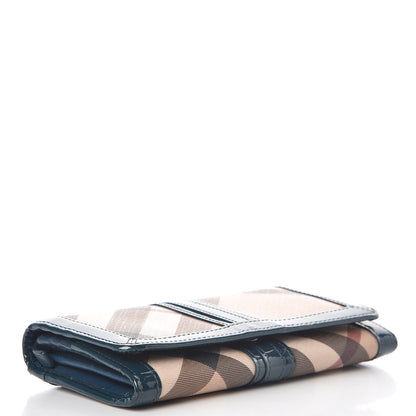 Burberry Nova Check Penrose Continental Wallet Blue 4 of 9
