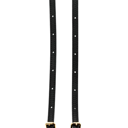 Louis Vuitton Calfskin Palm Springs Backpack Mini Straps Black 3 of 7