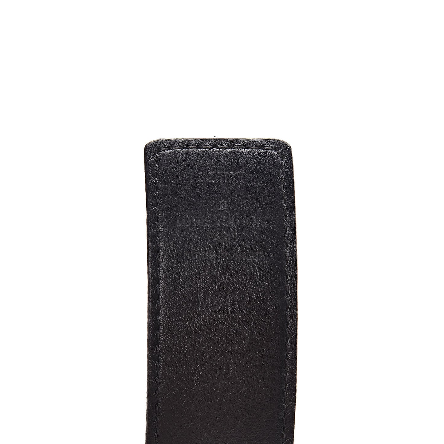 Calfskin Monogram 30mm LV Initiales Reversible Belt 80 32 Black