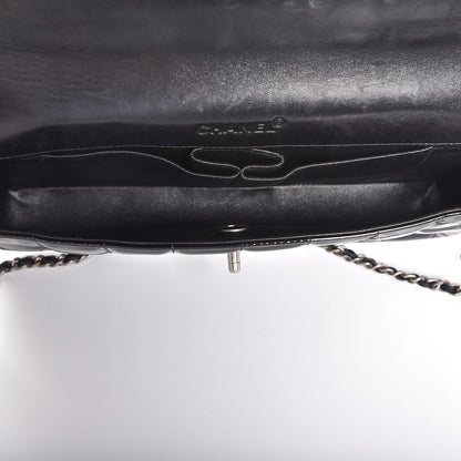 Chanel Patent East West Chocolate Bar Flap Black 5 of 8