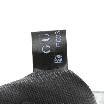Gucci GG Supreme Monogram Web Small Flat Messenger Bag Black Grey 8 of 12