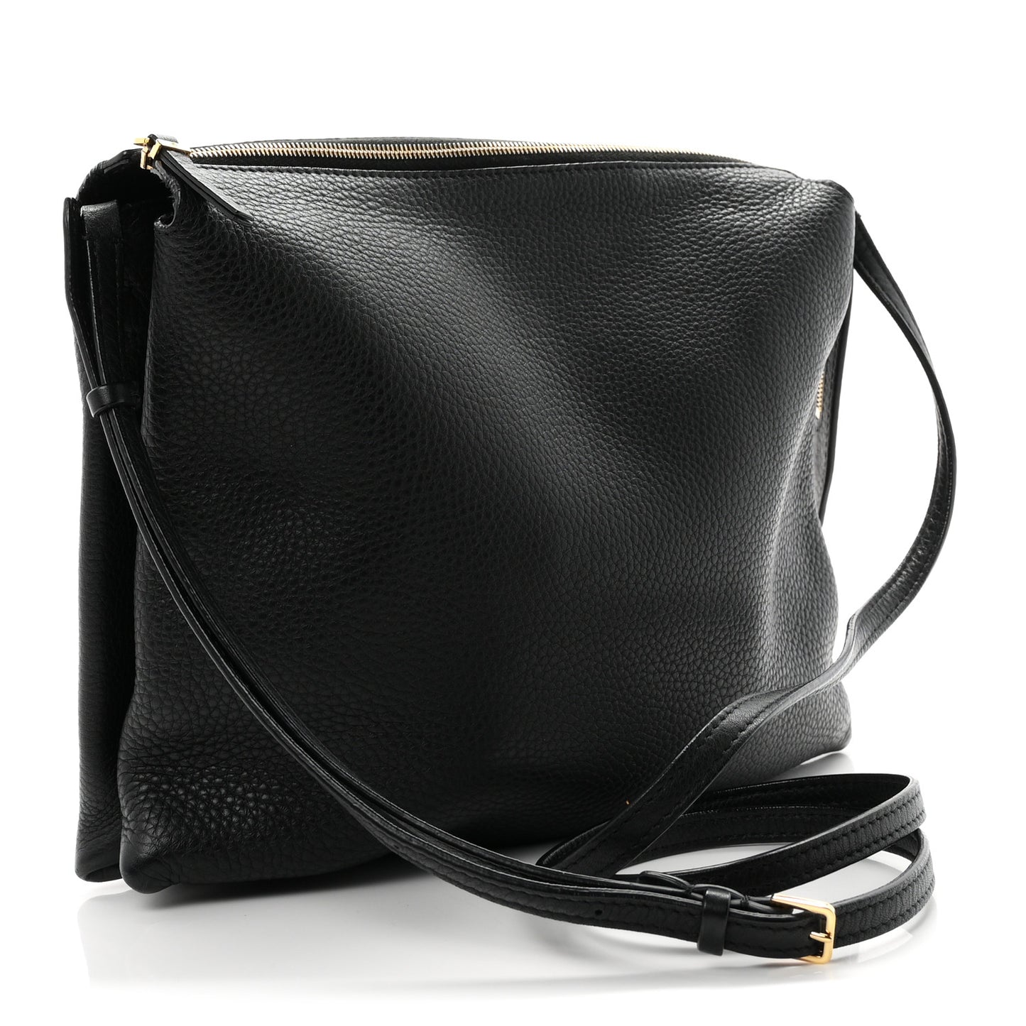 Grained Calfskin Nu Twin Bag Black