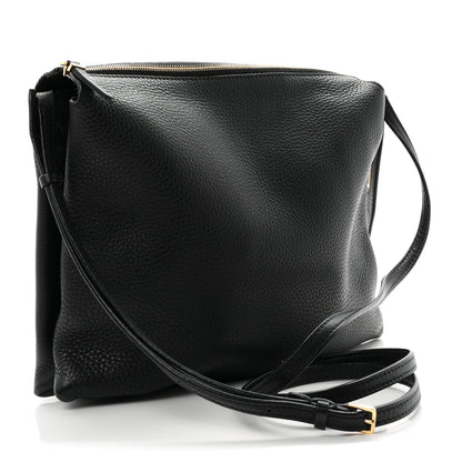 The Row Grained Calfskin Nu Twin Bag Black 2 of 8