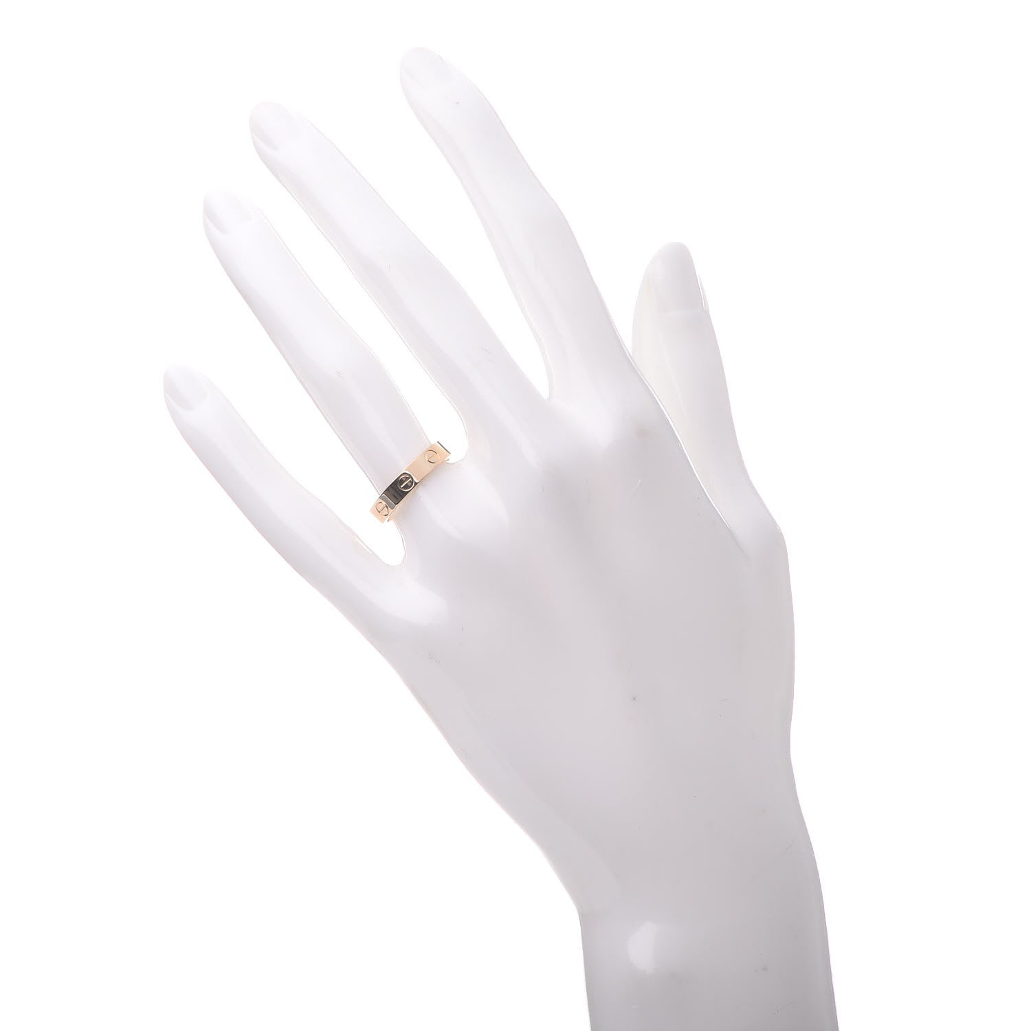 Cartier 18K Yellow Gold 3.5mm LOVE Wedding Band Ring 50 5.25 2 of 6