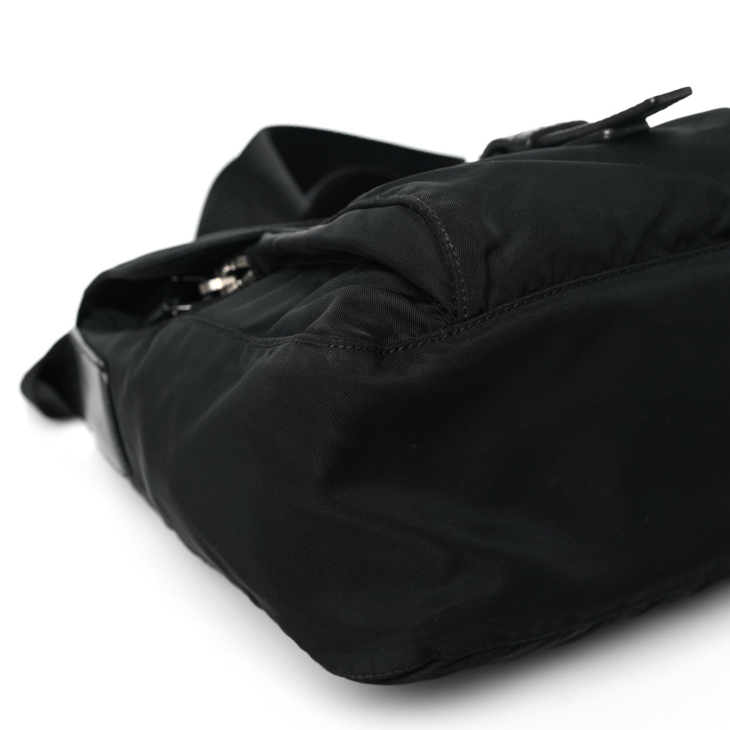 Prada Nylon Vela Messenger Black 8 of 10