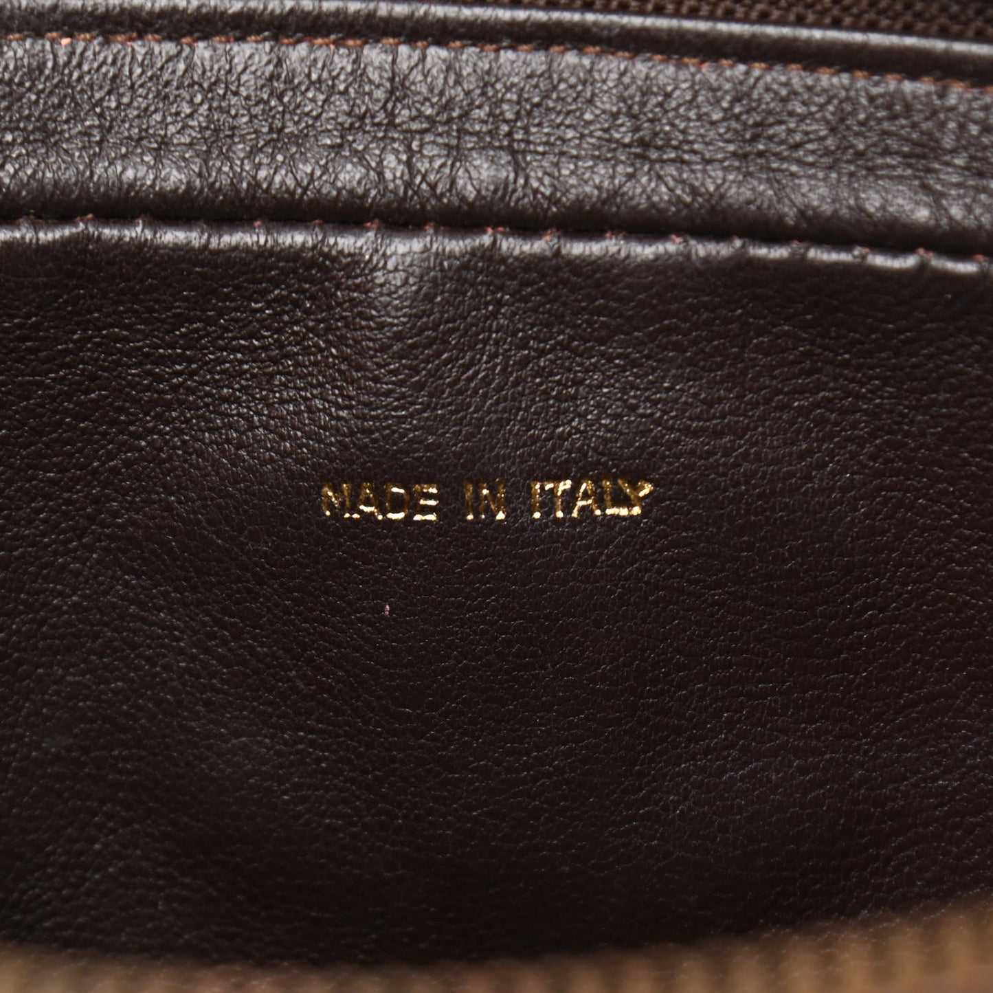 Lambskin Tassel Camera Case Brown