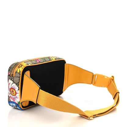 Gucci GG Supreme Monogram Flora Medium Ophidia Belt Bag Beige Multicolor Crop 3 of 7