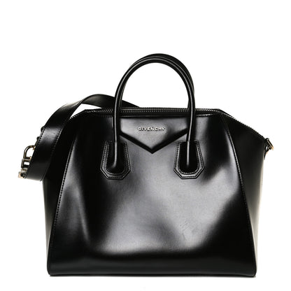 Givenchy Shiny Lord Calfskin Medium Antigona Black 1 of 17