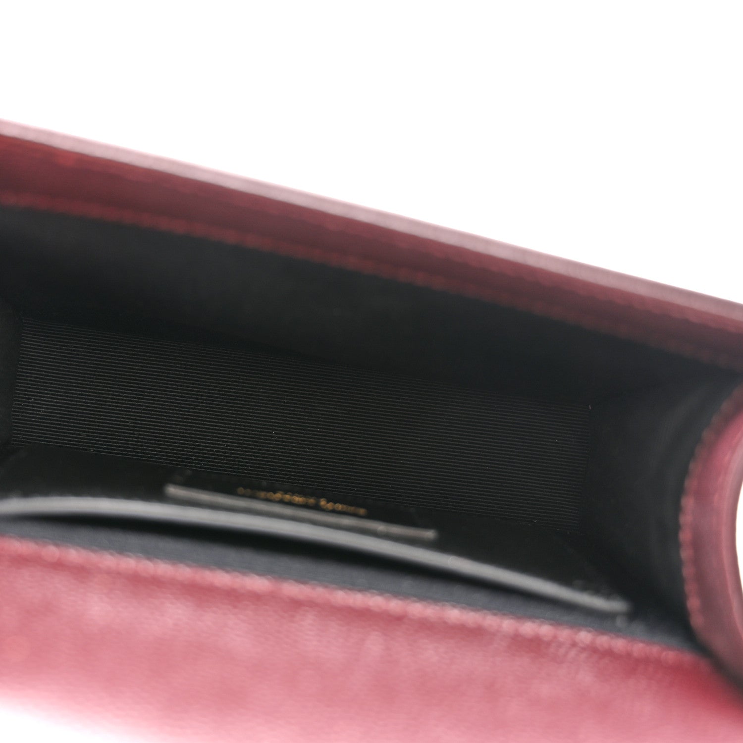 Saint Laurent Grain De Poudre Small Monogram Kate Satchel Armaranto 5 of 9