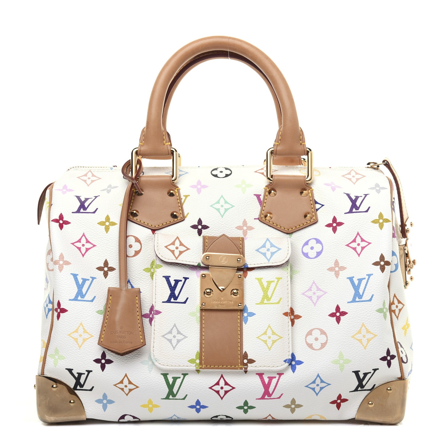 Louis Vuitton Monogram Multicolor Speedy 30 White 1 of 20