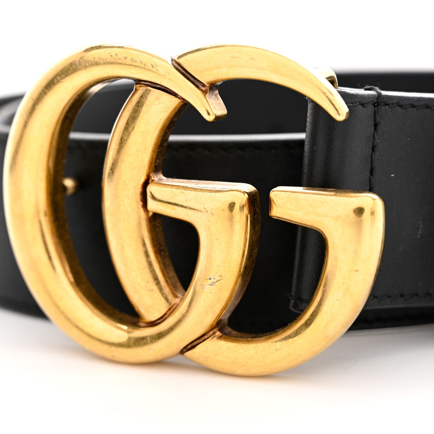 Calfskin Double G 40mm Belt 80 32 Black
