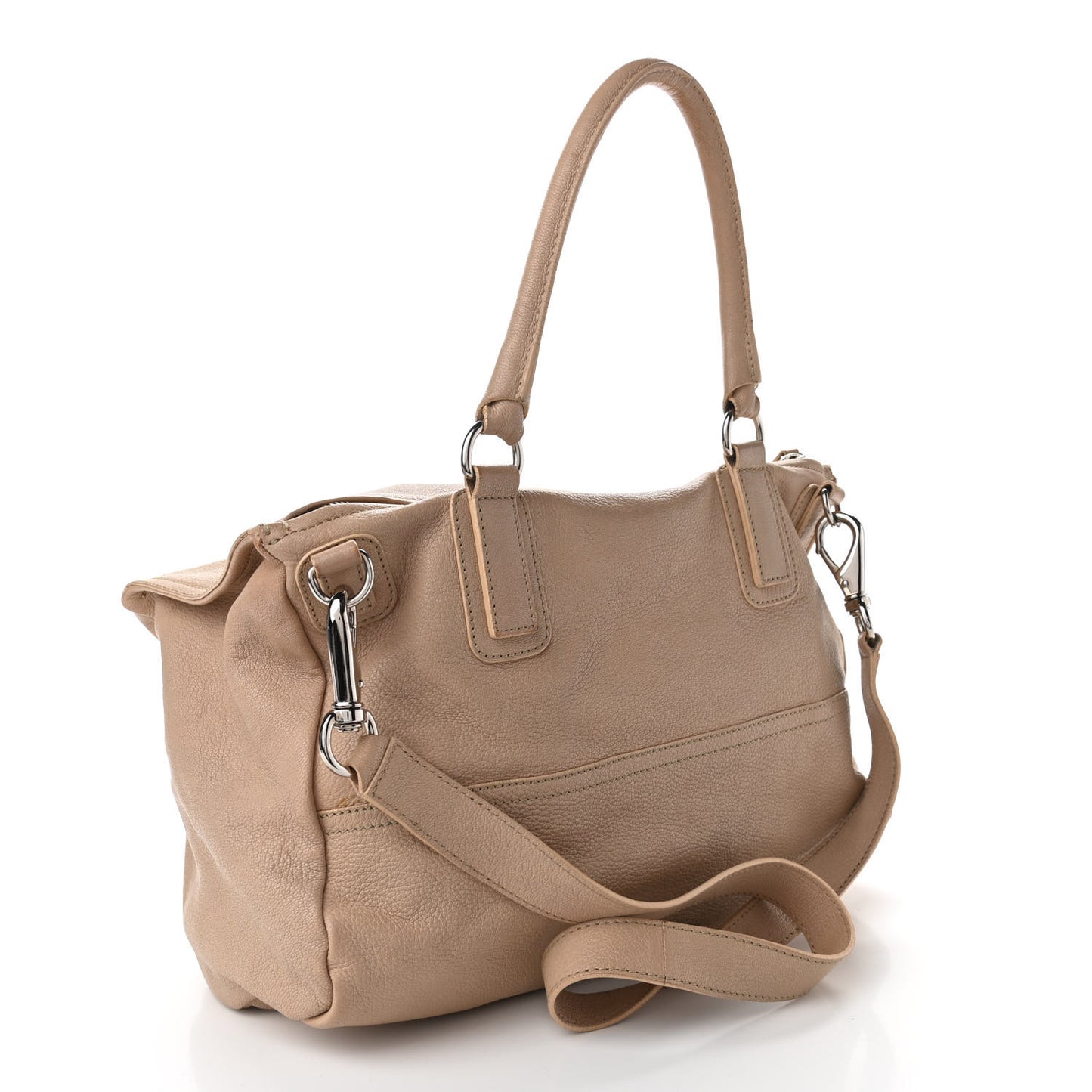 Sugar Goatskin Large Pandora Beige