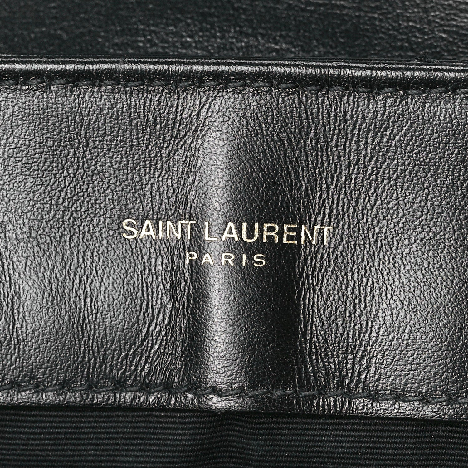 Saint Laurent Calfskin Y Quilted Monogram Medium Loulou Chain Satchel Black 6 of 12