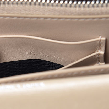 Saint Laurent Calfskin Monogram Sunset Chain Wallet Nude Powder 7 of 13