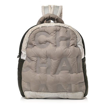 Chanel Nylon Embossed Small Doudoune Backpack Black Grey White 1 of 15