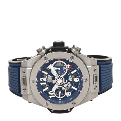 Hublot Titanium Rubber 45mm Big Bang Unico Automatic Watch Blue 411.NX.5179.RX 2 of 5