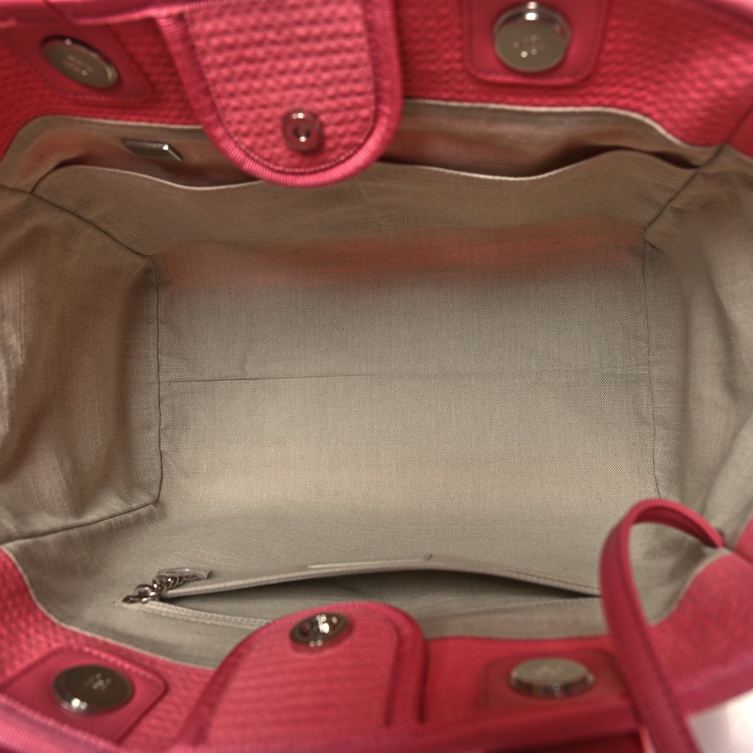 Chanel Mixed Fibers Small Deauville Tote Pink 6 of 16