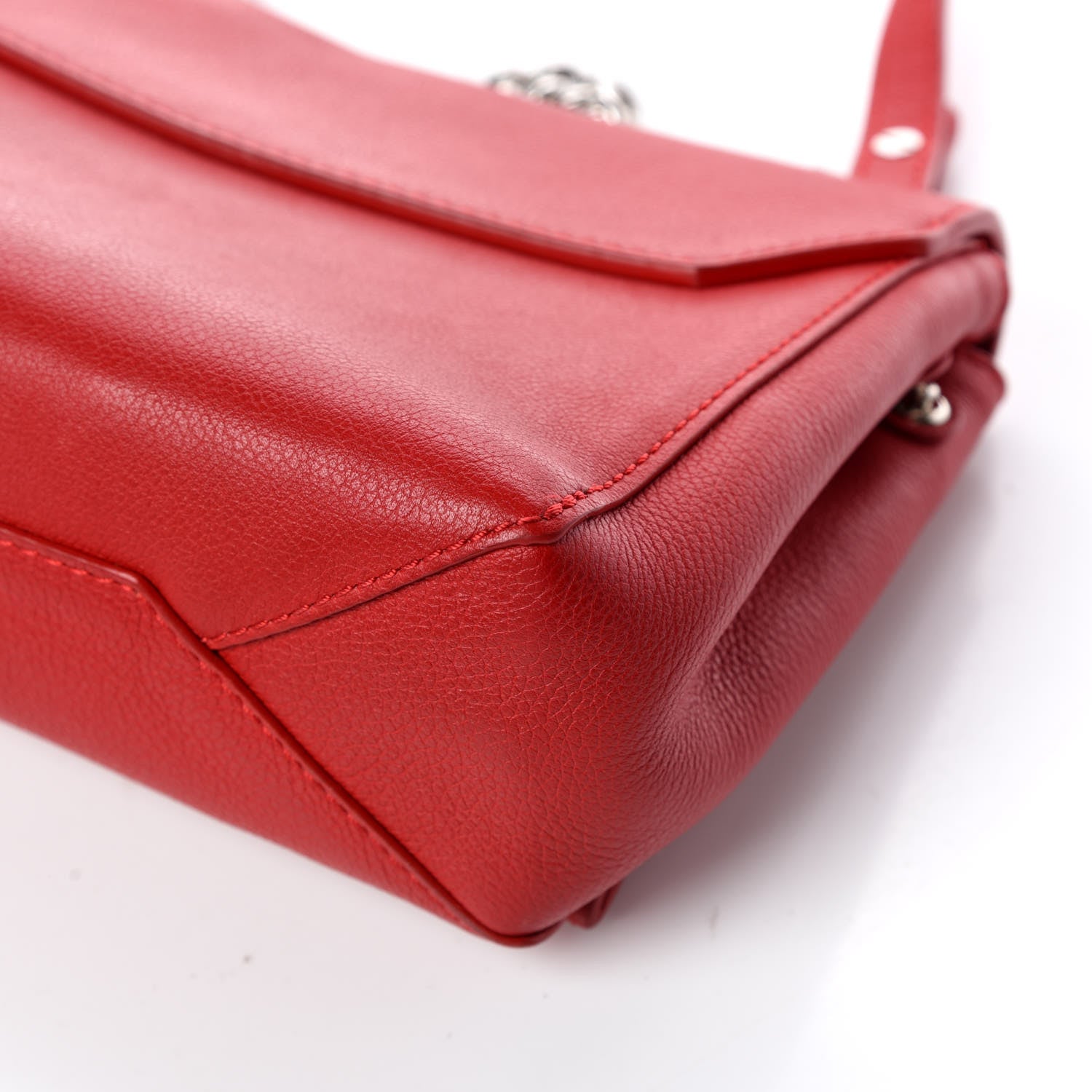 Louis Vuitton Calfskin Lockme II Chain Bag BB Rubis 12 of 13