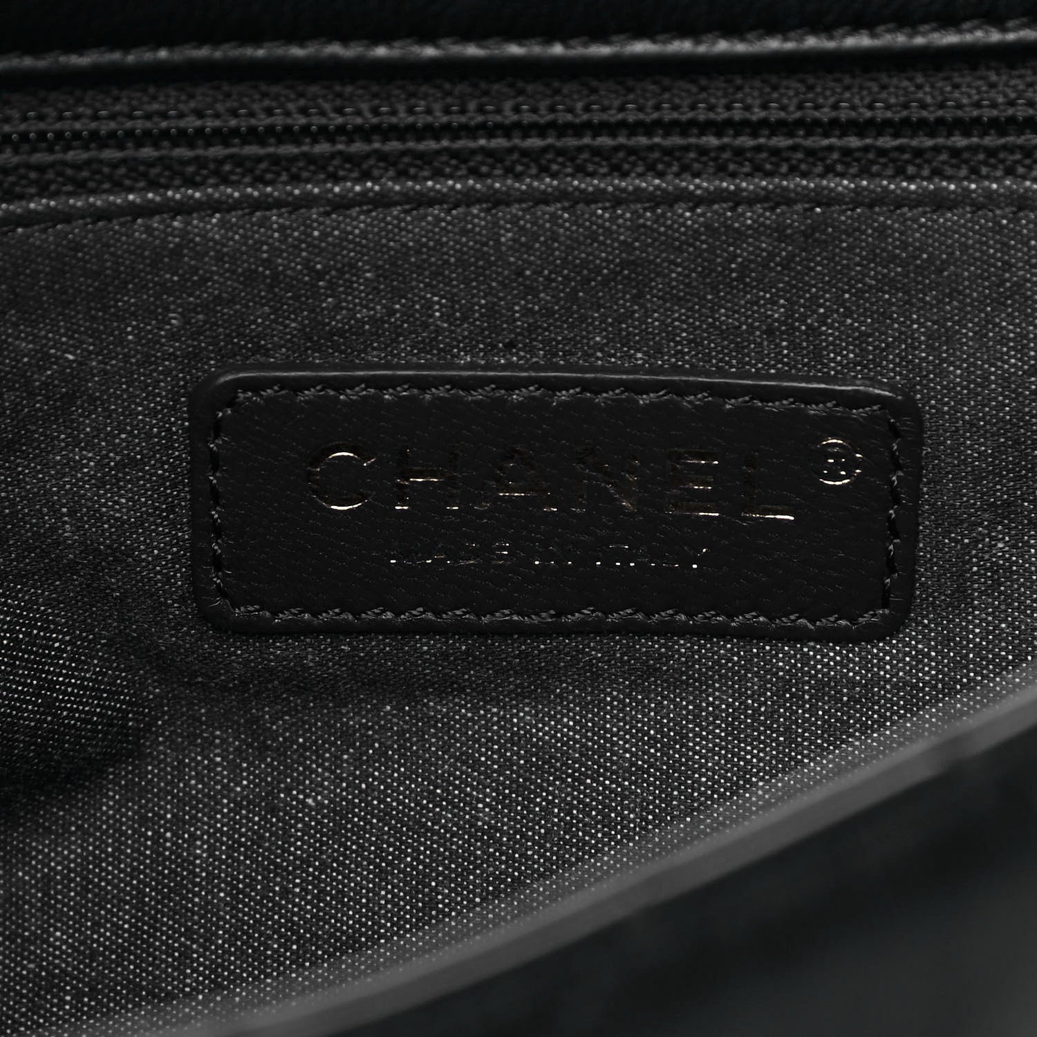 Chanel Lambskin Quilted Resin Bi-Color Chain Flap Bag Black 5 of 14