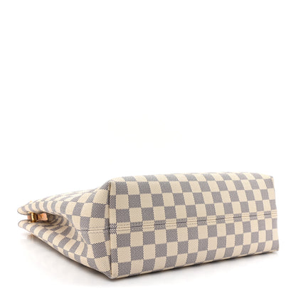Louis Vuitton Damier Azur Graceful PM Rose Ballerine 4 of 16