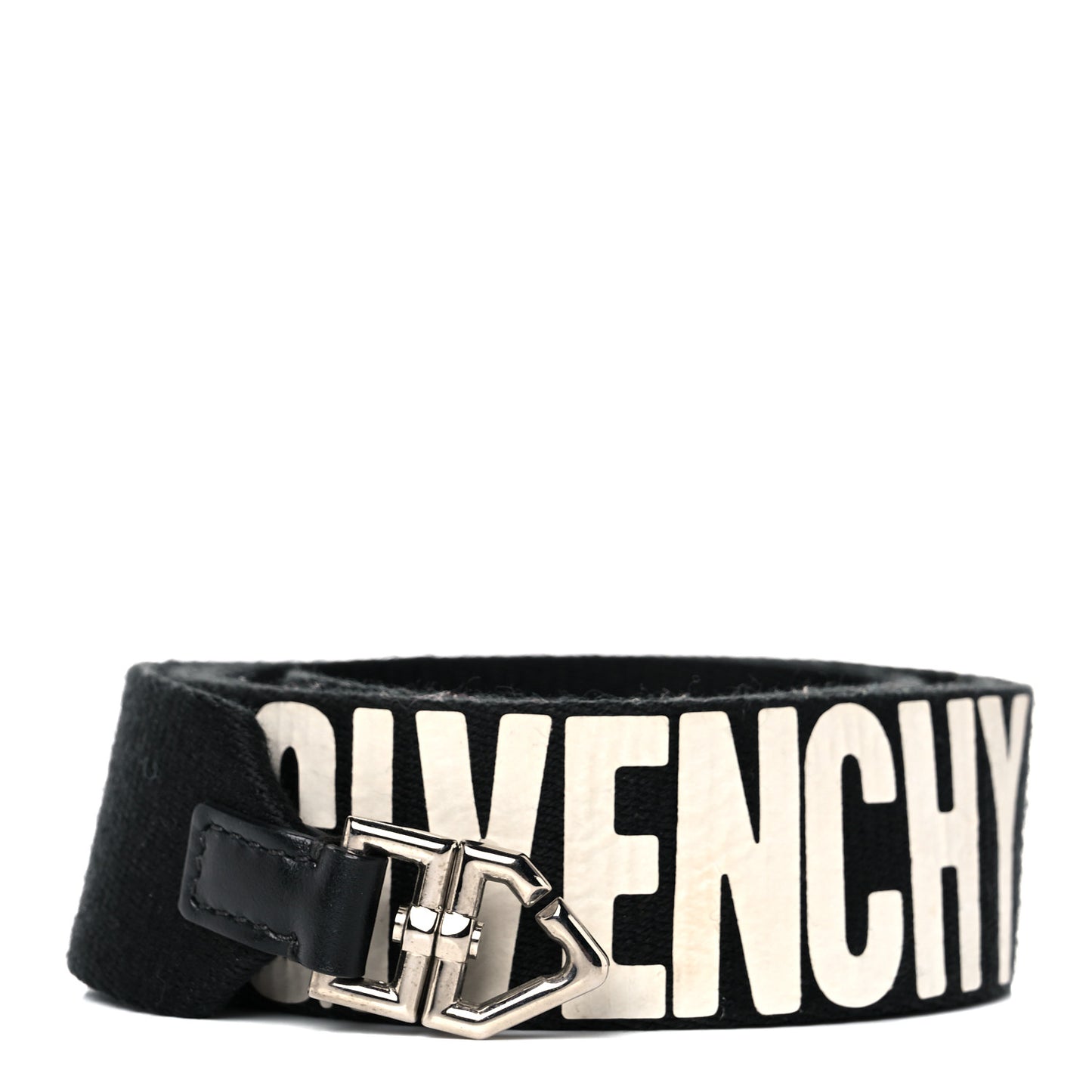 Canvas Logo Bag Strap Black