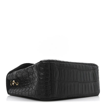 Chanel Matte Alligator Mini Square Flap Black 4 of 10