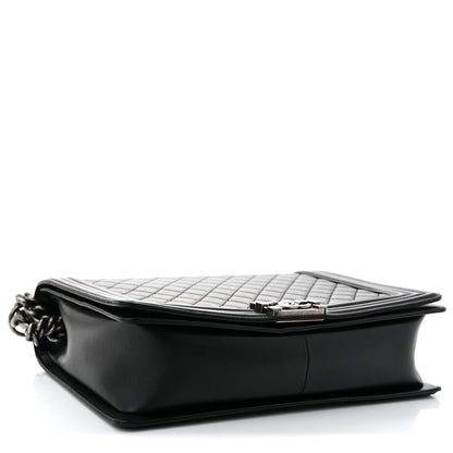 Chanel Lambskin Quilted Large Boy Flap Black 4 of 10