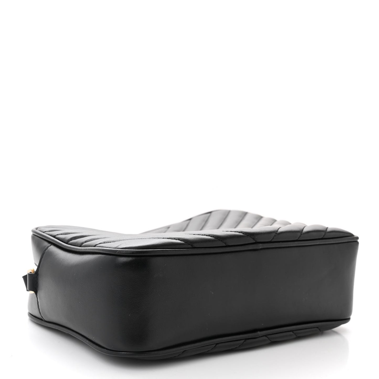 Calfskin Matelasse Monogram Lou Camera Bag Black