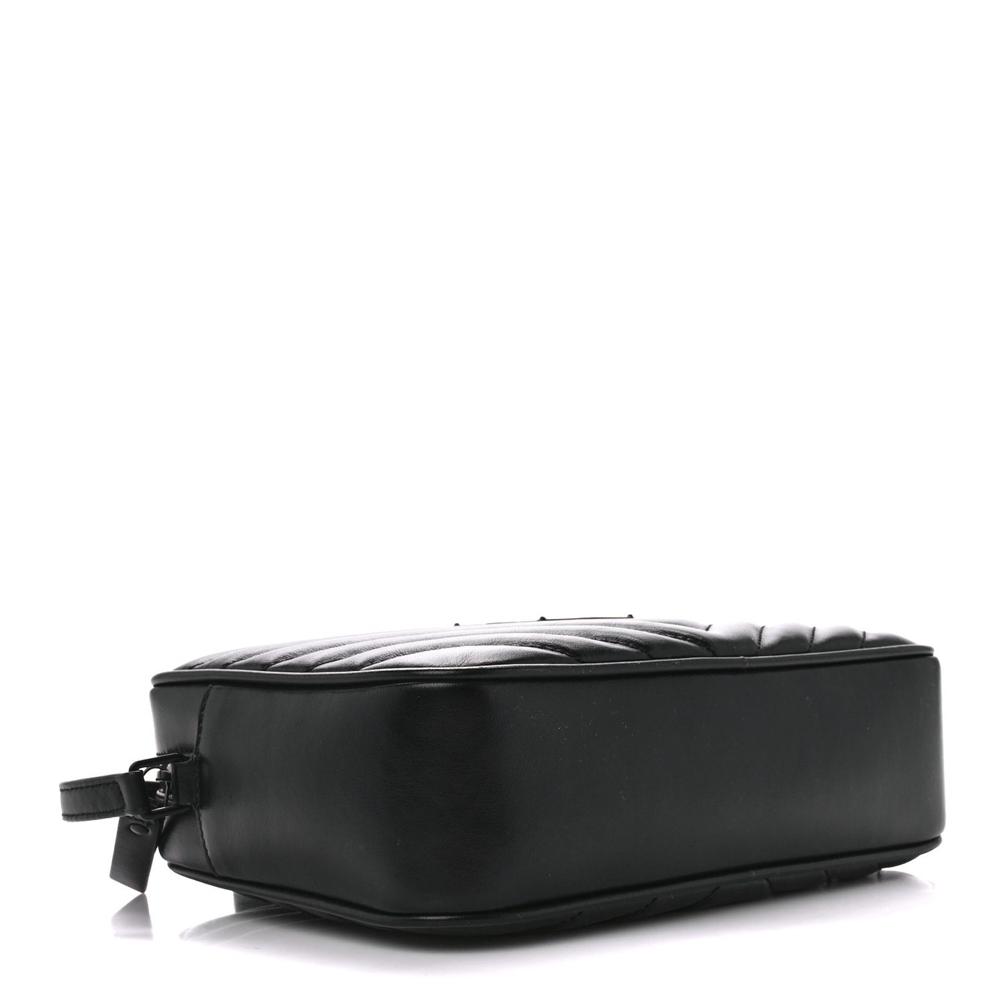 Calfskin Matelasse Monogram Monochrome Lou Camera Bag Black