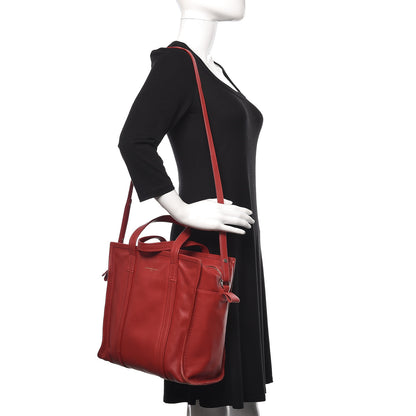 Balenciaga Agneau Small Bazar Shopper Tote Rouge Groseille 2 of 16