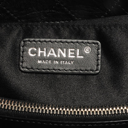 Chanel Calfskin Quilted Chic and Soft Large Shopping Tote Black 7 of 8