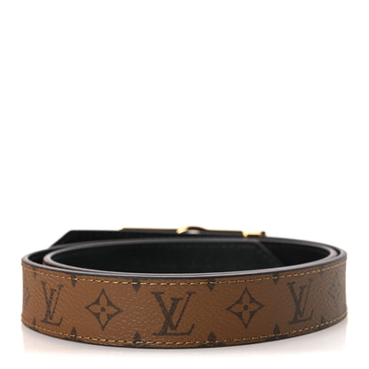 Louis Vuitton Monogram 25mm Dauphine Reversible Belt 70 28 Black 3 of 8