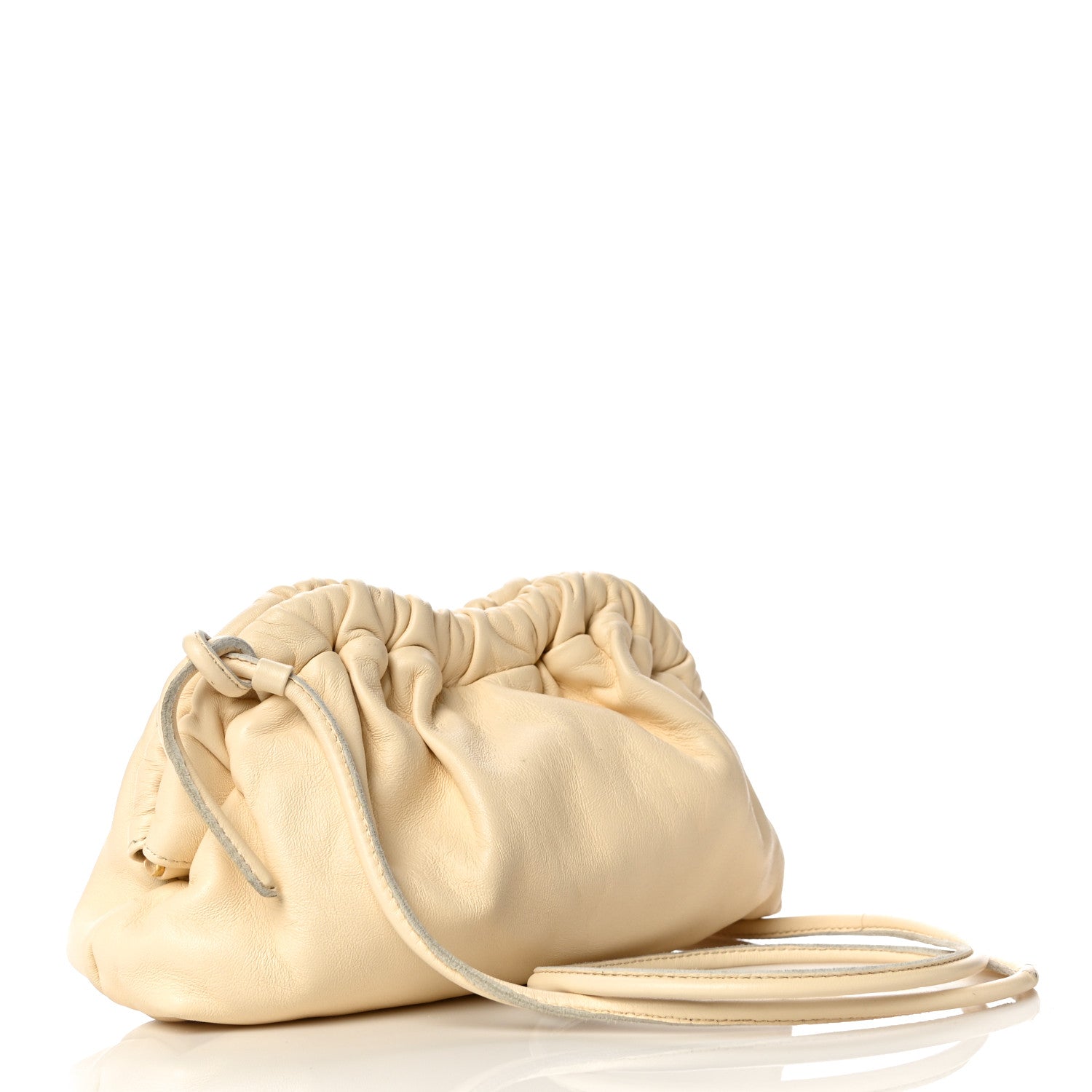 Mansur Gavriel Lambskin Mini Cloud Clutch Crema 3 of 11