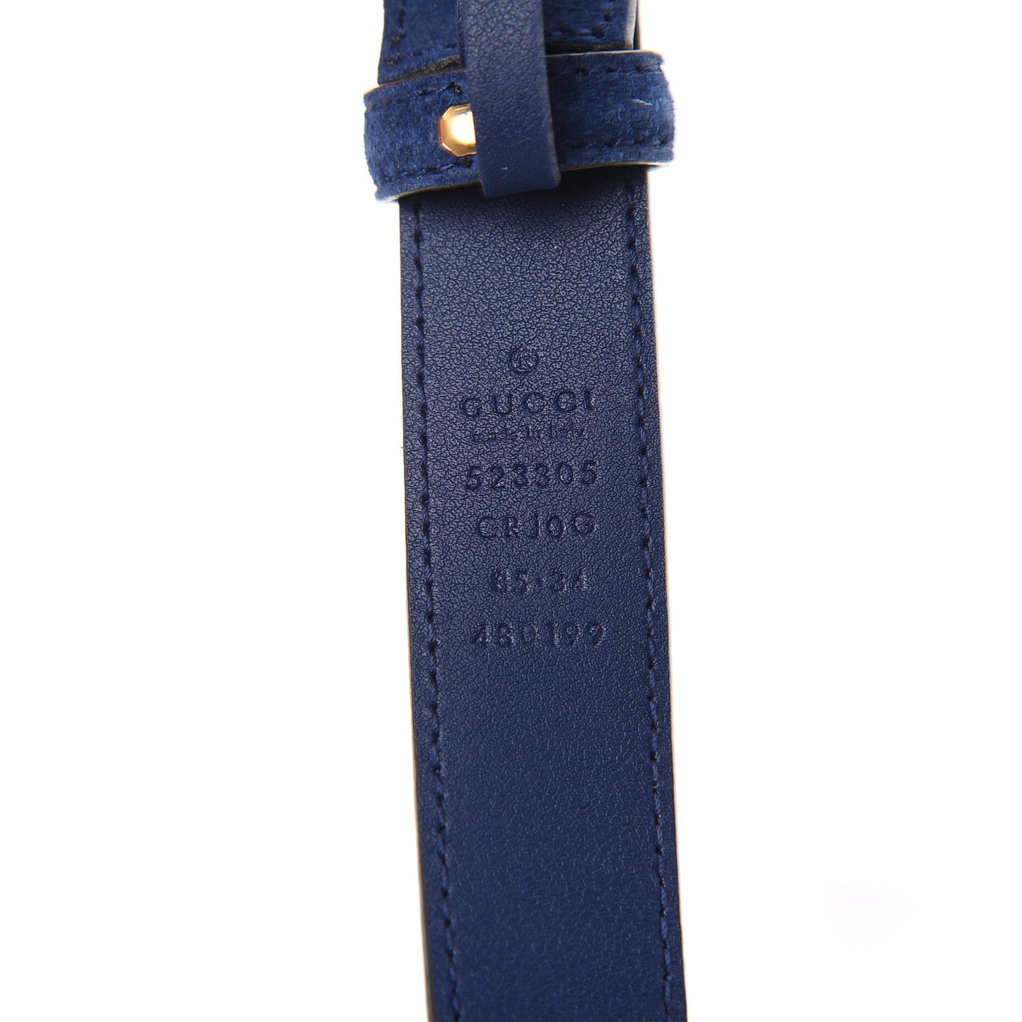 Suede Icaro G Cube 25mm Belt 85 34 Dark Navy