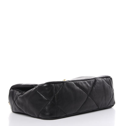 Chanel Lambskin Quilted Medium 19 Flap Black 4 of 11